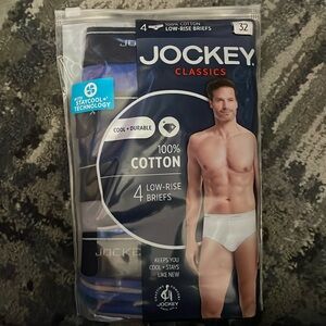 Jockey Classics 100% Cotton Low-Rise Briefs